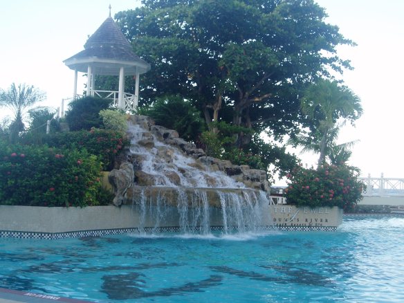 Waterfalls and pools in Jamaica